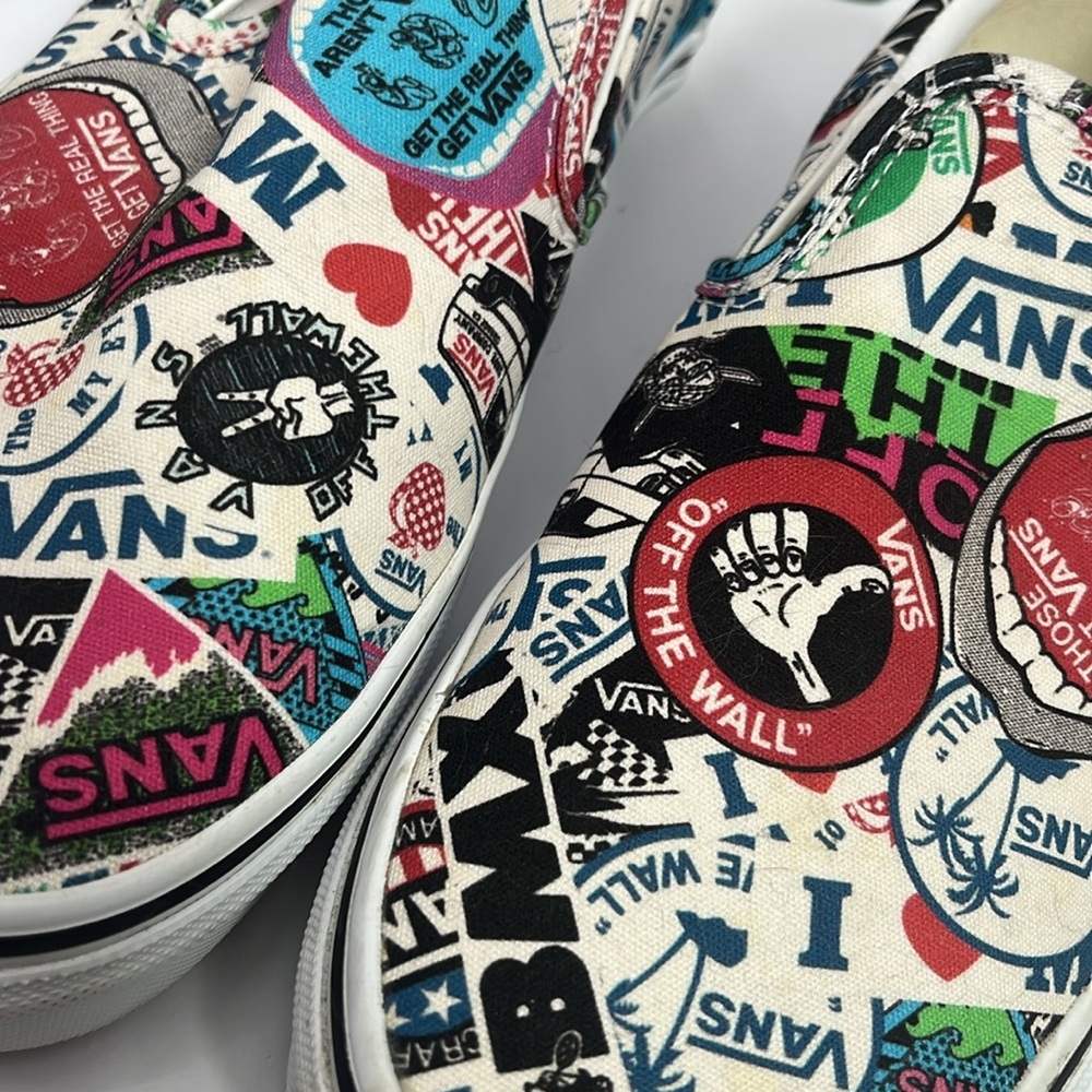 Vans Multicolor Graphic Slip-On Sneakers - Picture 3 of 7